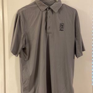 TPC Sawgrass Grey Dri-Fit Golf Polo THE PLAYERS